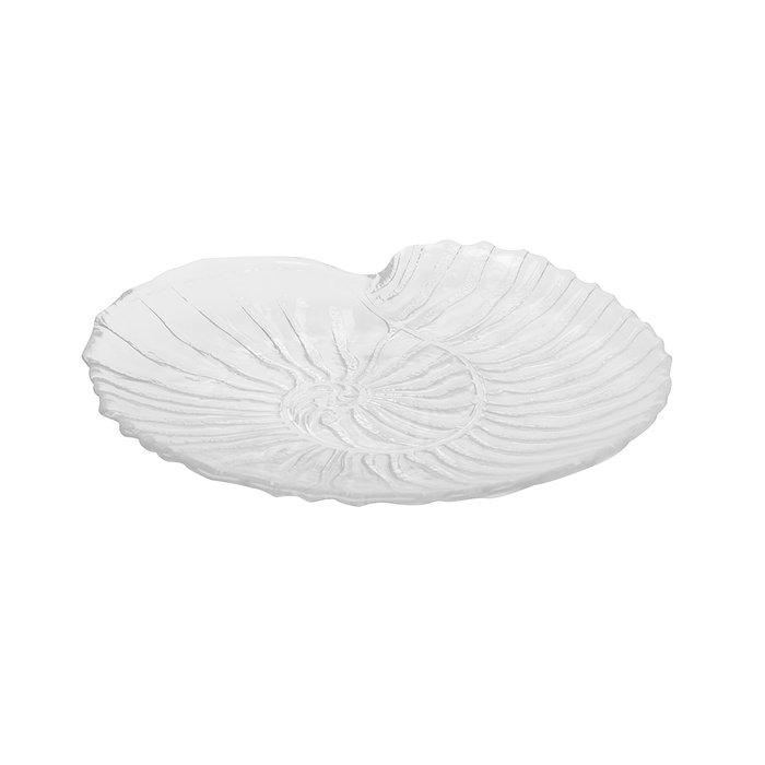 Avet - Fuente Concha Avet 25,5 cm (6 Unidades) - Colección Snail - Vidrio/Cristal Máquina Avet - Fuente Concha Avet 25,5 cm (6 Unidades) - Colección Snail - Vidrio/Cristal Máquina